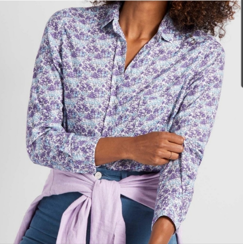 Anthropologie Grayson The Hero Floral Button Down Shirt